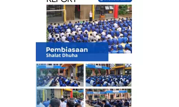 Pembiasaan shalat dhuha berjamaah dipekan pertama bulan ramadhan